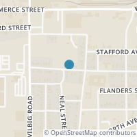 Map location of 1303 Walmsley Avenue, Dallas, TX 75208