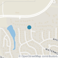 Map location of 2102 Waterwood Drive, Arlington, TX 76012