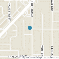 Map location of 701 Roberts Cut Off Rd, River Oaks TX 76114