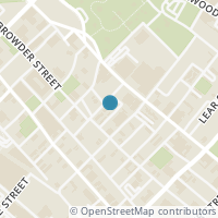 Map location of 1518 Mckee Street, Dallas, TX 75215