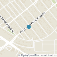 Map location of 1229 Lagonda Avenue, Fort Worth, TX 76164