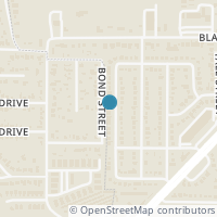 Map location of 749 Schilder Drive, River Oaks, TX 76114