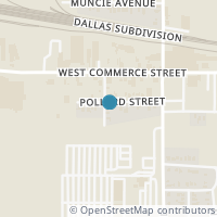 Map location of 1850 W Pollard Street, Dallas, TX 75208
