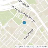 Map location of 1813 Park Avenue #103, Dallas, TX 75215