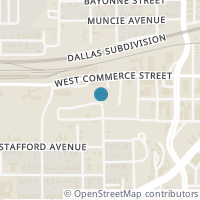 Map location of 1127 Clifftop Lane, Dallas, TX 75208