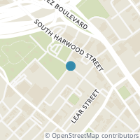 Map location of 1813 Park Ave #215, Dallas TX 75215