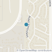 Map location of 2216 Shadydale Drive, Arlington, TX 76012