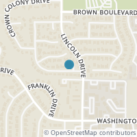 Map location of 605 Country Green Ln, Arlington TX 76011
