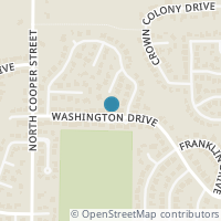 Map location of 419 Washington Dr, Arlington TX 76011