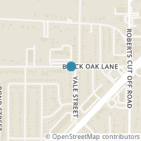 Map location of 5501 Black Oak Lane, River Oaks, TX 76114