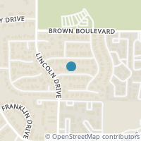 Map location of 707 Kyle Drive, Arlington, TX 76011