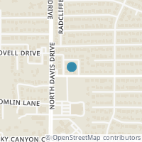 Map location of 1109 Bert Dr #B, Arlington TX 76012