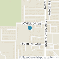 Map location of 2304 Lovell Ct, Arlington TX 76012