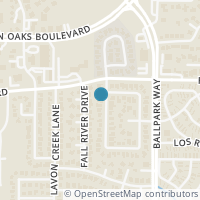 Map location of 2308 Hunter Place Lane, Arlington, TX 76006