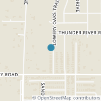 Map location of 512 Lowery Oaks Trl, Fort Worth TX 76120