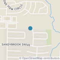 Map location of 500 Elderwood Trail, Fort Worth, TX 76120