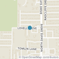 Map location of 2311 Lovell Court, Arlington, TX 76012