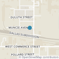 Map location of 1812 Muncie Avenue, Dallas, TX 75212