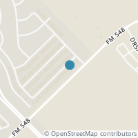 Map location of 1536 Wheatley Way, Forney, TX 75126