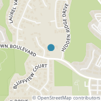 Map location of 2503 Canyon Ridge Court, Arlington, TX 76006