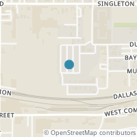 Map location of 2512 Carolwood Lane, Dallas, TX 75212