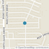 Map location of 1000 Purdue Drive, Arlington, TX 76012