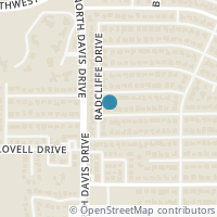 Map location of 1109 Purdue Drive, Arlington, TX 76012