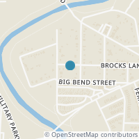 Map location of 6153 Brocks Lane, Fort Worth, TX 76114