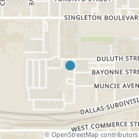 Map location of 2603 Crossman Ave, Dallas TX 75212