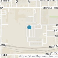 Map location of 2621 Carolwood Lane, Dallas, TX 75212