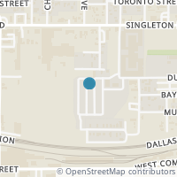Map location of 2630 Carolwood Lane, Dallas, TX 75212