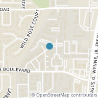 Map location of 2505 Pinegrove Circle, Arlington, TX 76006
