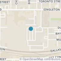 Map location of 2638 Carolwood Lane, Dallas, TX 75212