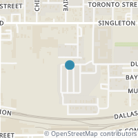 Map location of 2646 Carolwood Lane, Dallas, TX 75212