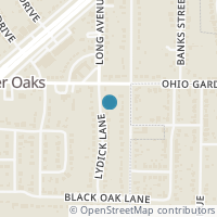 Map location of 1020 Lydick Lane, River Oaks, TX 76114