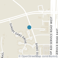 Map location of 305 Canyon Oak Court, Fort Worth, TX 76112