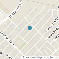 Map location of 4337 Penelope St, Dallas TX 75210