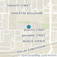 Map location of 1053 Manacor Lane, Dallas, TX 75212