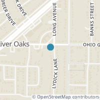 Map location of 1029 Lydick Lane, River Oaks, TX 76114