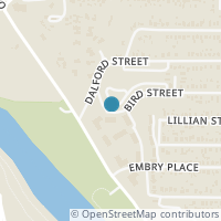 Map location of 2205 Bird Street, Fort Worth, TX 76111