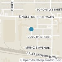 Map location of 2817 HARSTON Street, Dallas, TX 75212