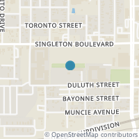 Map location of 1077 Tea Olive Ln, Dallas TX 75212