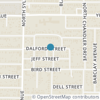 Map location of 1037 Blandin Street, Fort Worth, TX 76111
