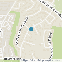 Map location of 2605 Winding Hollow Ln, Arlington TX 76006