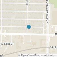 Map location of 3434 Toronto Street, Dallas, TX 75212
