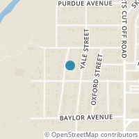 Map location of 1212 Cambridge Street, River Oaks, TX 76114