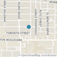 Map location of 1706 Pueblo Street, Dallas, TX 75212