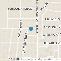 Map location of 5309 Notre Dame Ave, River Oaks TX 76114