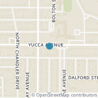 Map location of 3112 Yucca Ave, Fort Worth TX 76111