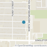 Map location of 3324 Nomas Street, Dallas, TX 75212